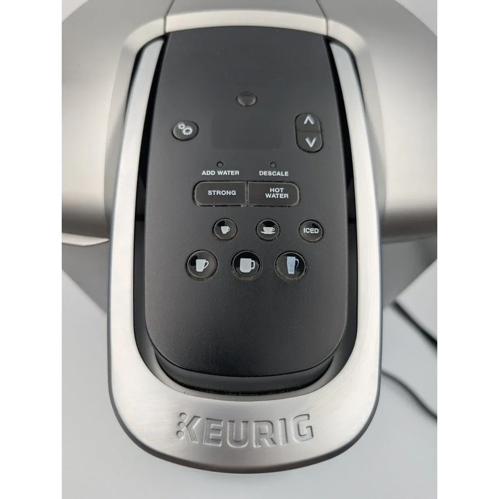 Keurig K-Elite K90 Single Serve K-Cup Coffee Maker/Brushed Silver Works Great!